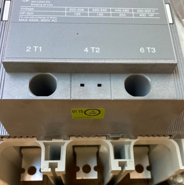 ABB AF400-30-11-70 Contactor (1SFL577001R7011) 100-250 VAC Coil