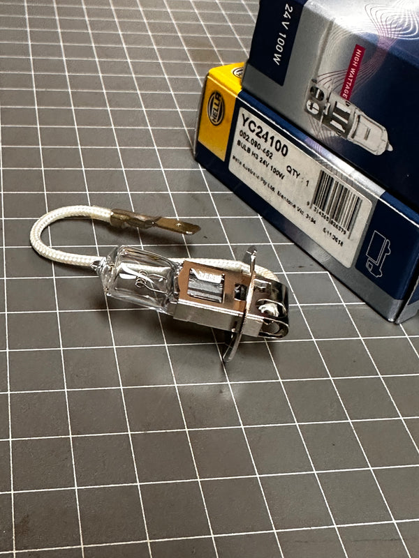 Hella C24100 H1 24V 100W Halogen globe 8GH 002 089-453