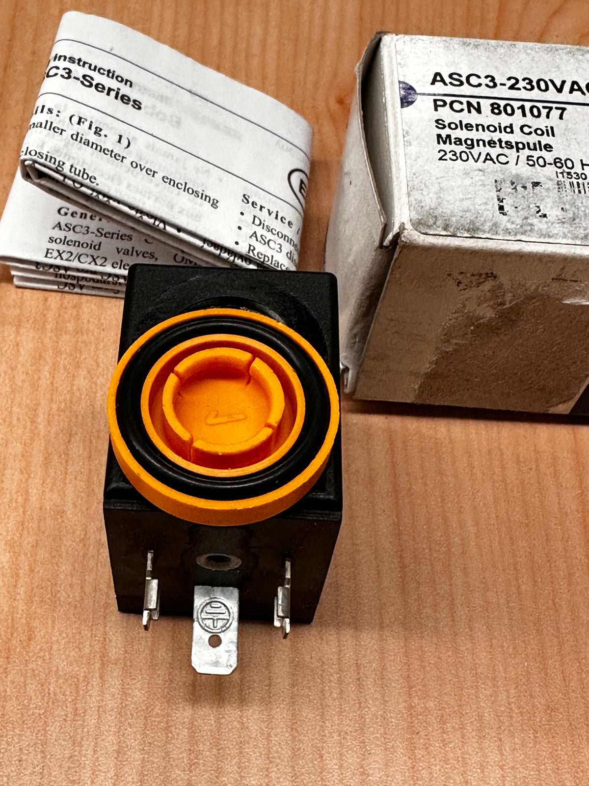 ASC3 230VAC Solenoid Valve Coil 801077