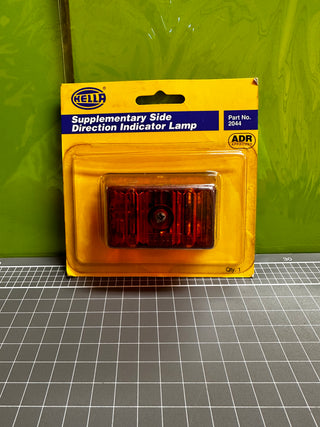 Hella 2044 Side Direction Indicator Lamp Assembly, Amber