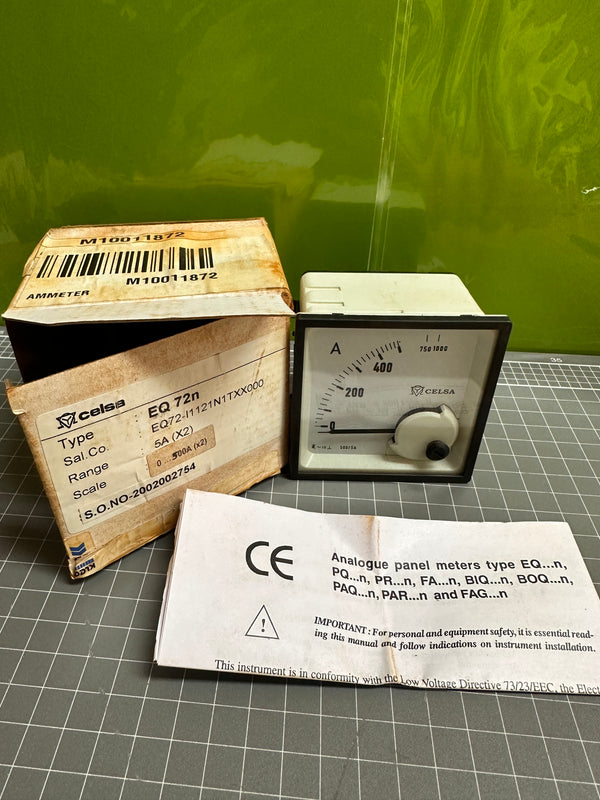 CELSA EQ72n Amperemeter - 500/5A