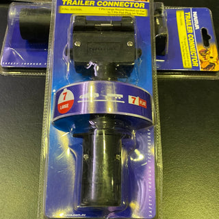 NARVA 82235BL 7 Pin Large Round Socket on Car to 7 Pin Flat Plug on Trailer