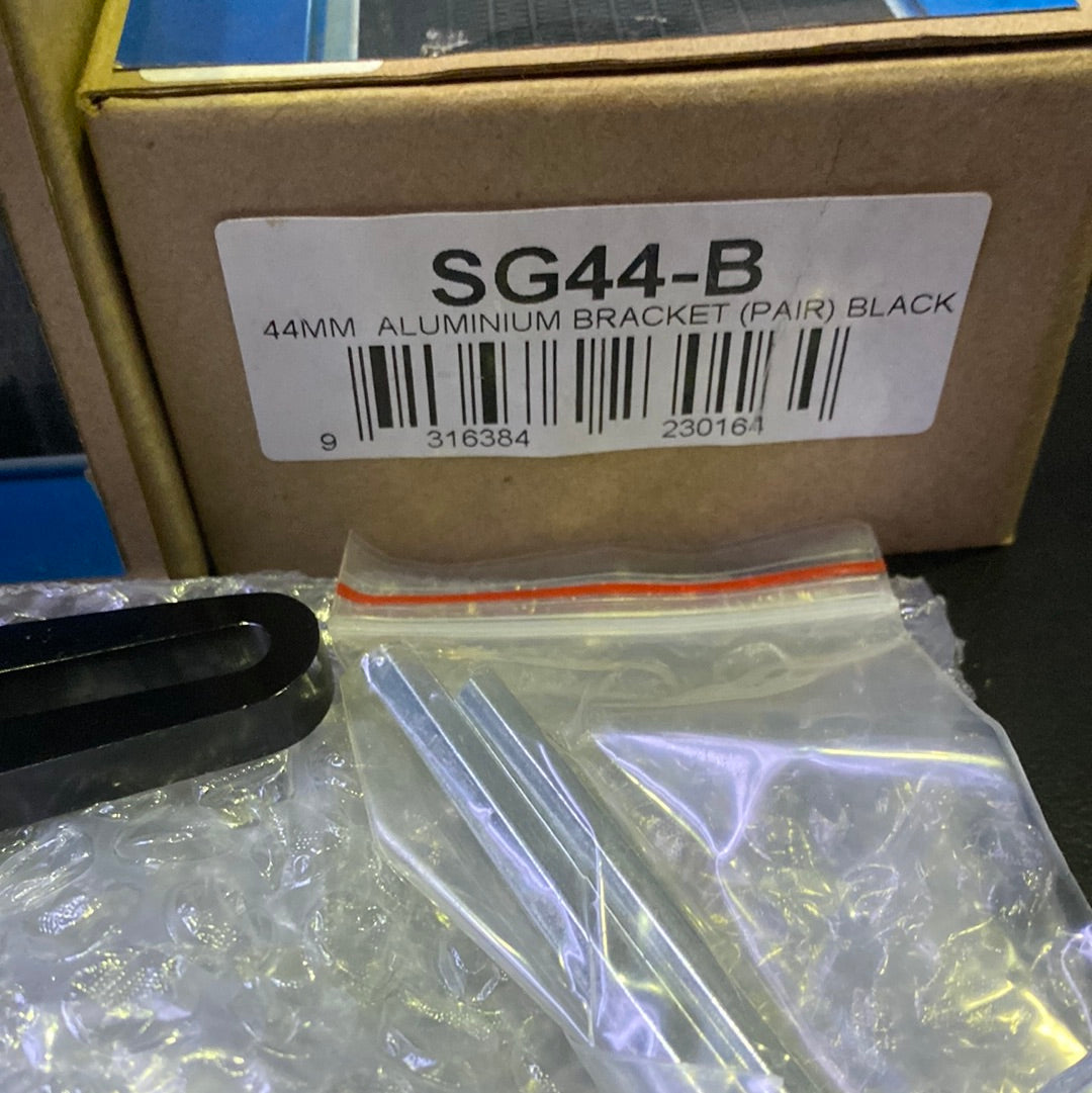 HANSA SG44-B Aluminium Bracket (Pair) 44mm - Black