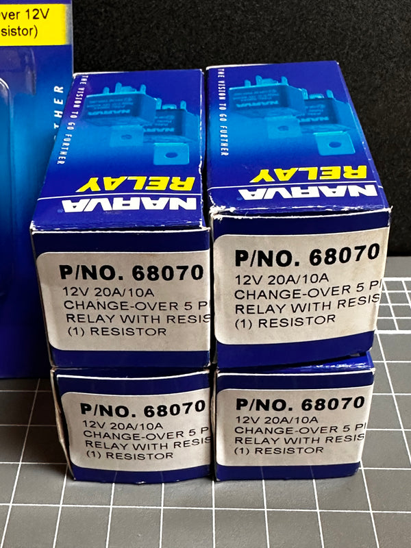 Narva 68070 Change-Over Relay 12V 20A/10A