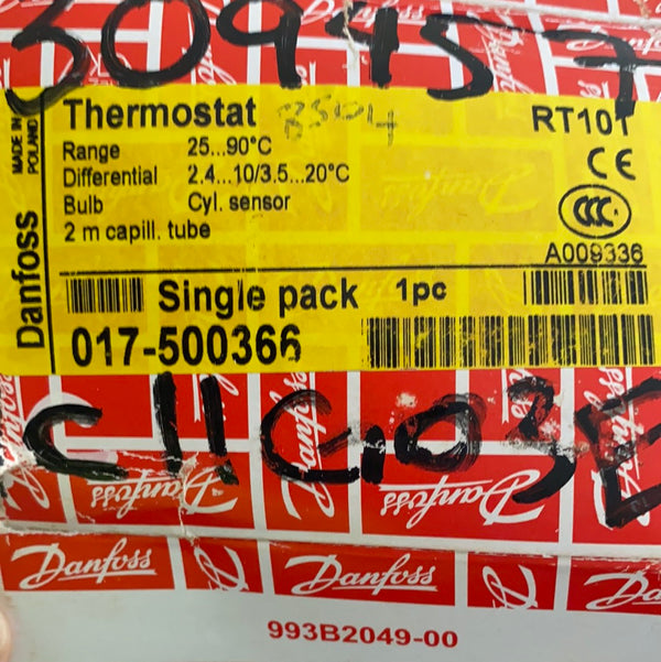 DANFOSS  THERMOSTAT RT101 / 017-500366