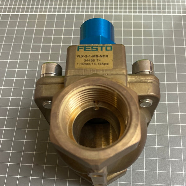FESTO VLX-2-1-MS-NBR  2/2-Way Indirectly Actuated Directional Control Valve