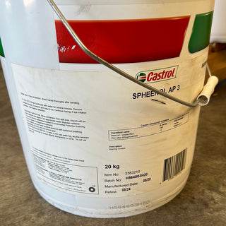 CASTROL Spheerol AP3 Grease, 20Kg Tub