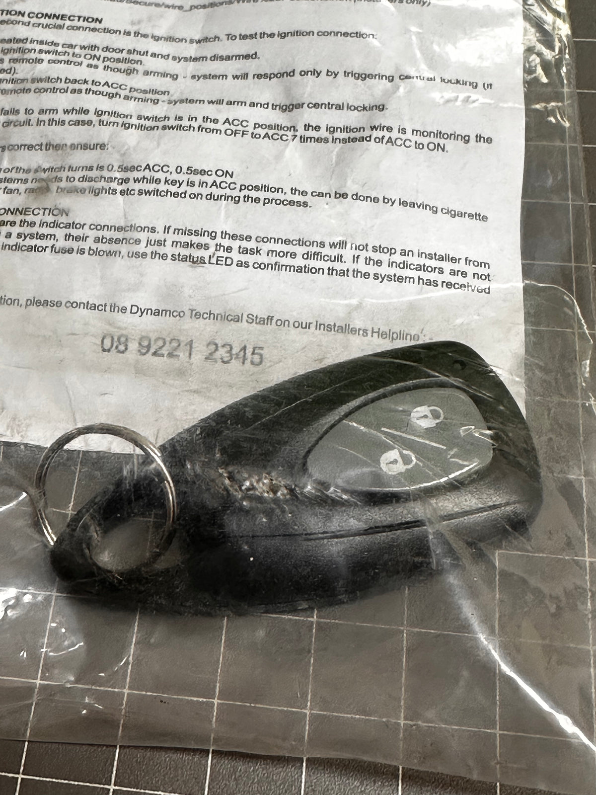 Cyclops REM-101 433 MHz Security Remote Control