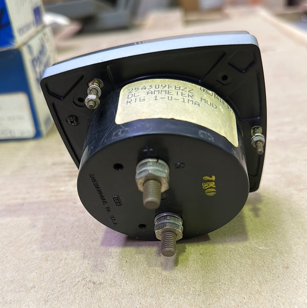 GE/YOKOGAWA DC Amp Meter Panel Meter 254309FB22
