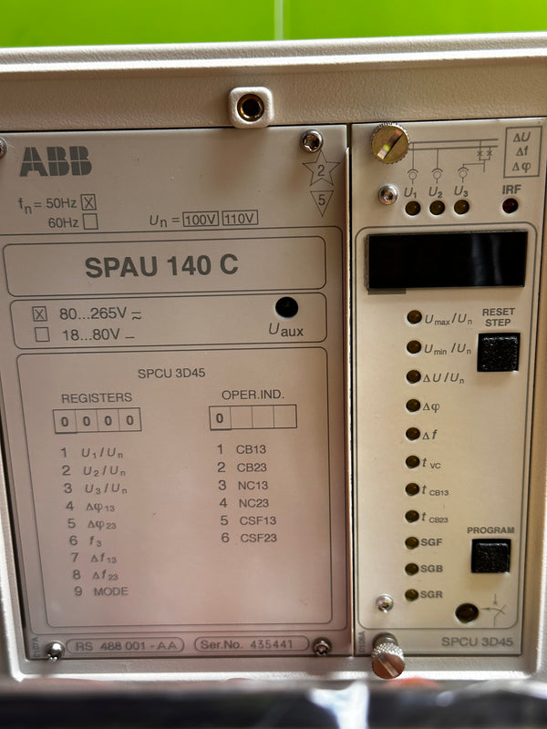 ABB Synchro-Check Relay SPAU 140 C