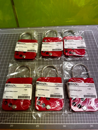 BRADY Dual Level 6 Hole Safety Lockout (RED)