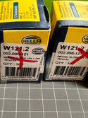 Hella W121.2 12V Wedge Base Bulb 4.6mm, box of 10 8GP 002 095-121