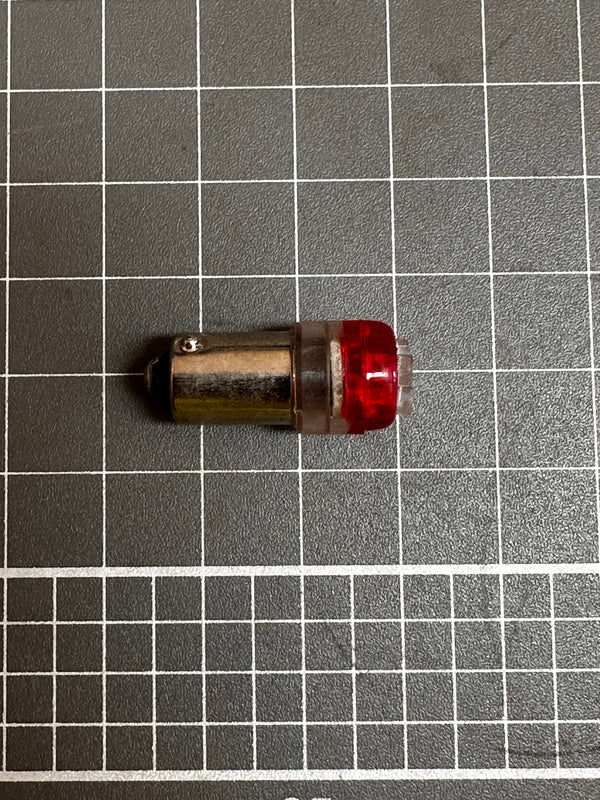 LED 12V Globes, RED, Pk of 6