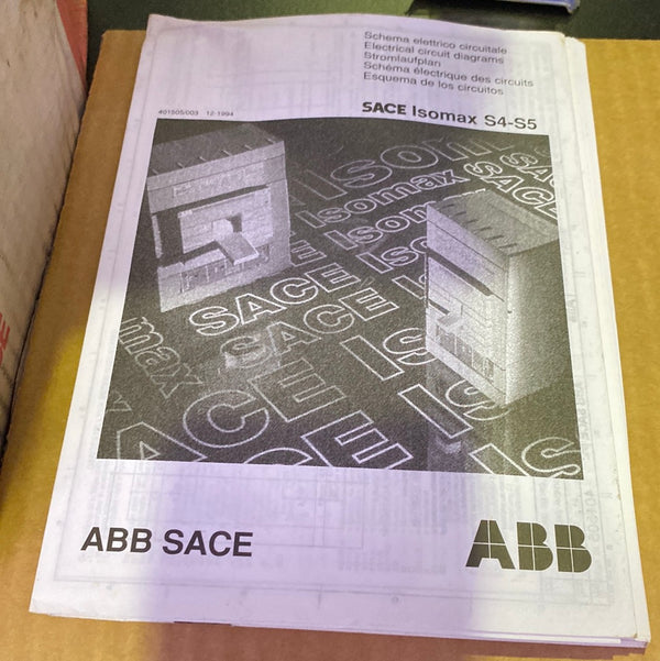 ABB SACE ISOMAX S4H 160 4 Pole Moulded Case Circuit Breaker