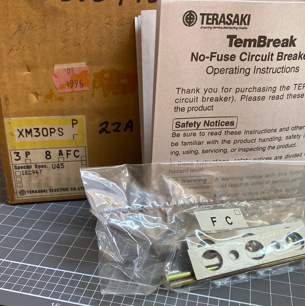 XM30PS Terasaki TemBreak 3P 8A FC Circuit Breaker