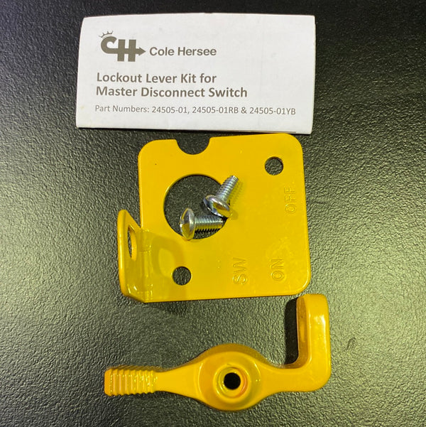 Cole Hersee 24505-01 Lockout Lever Kit Yellow