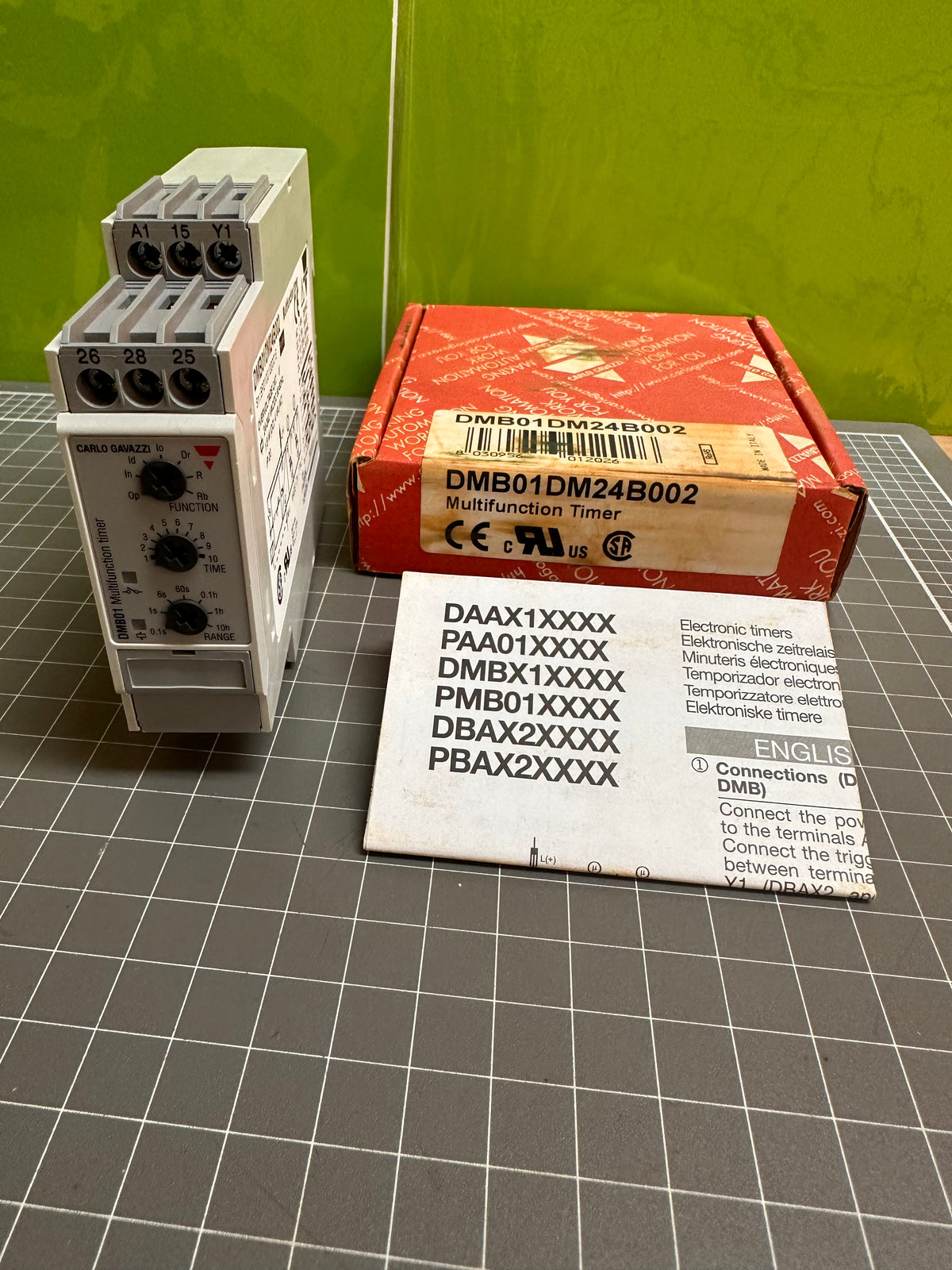 Carlo Gavazzi DMB01DM24B002 Multifunction Time-Delay Relay