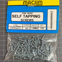 MACSIM 13MM PAN HEAD SELF TAPPING SCREWS 100PK