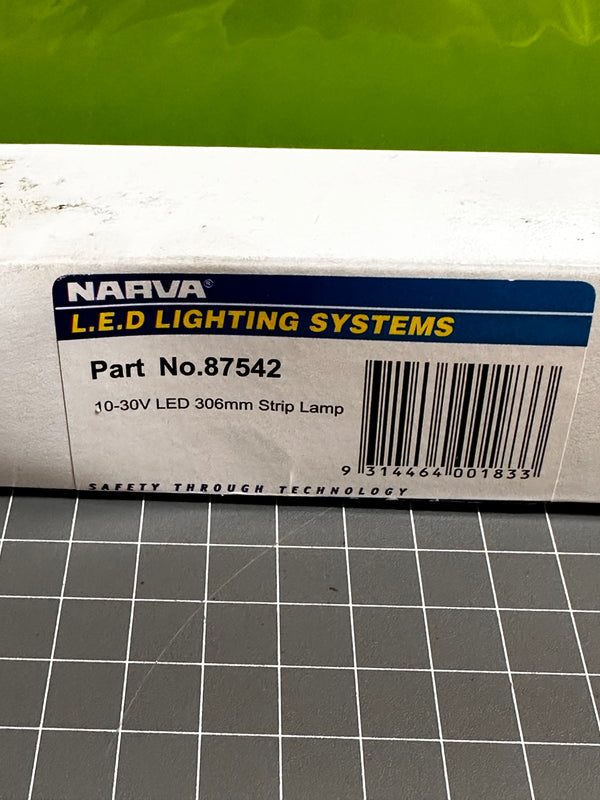 NARVA 87542 306 x 33mm High Powered LED Strip Lamp 12V