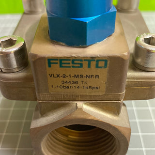 FESTO VLX-2-1-MS-NBR  2/2-Way Indirectly Actuated Directional Control Valve