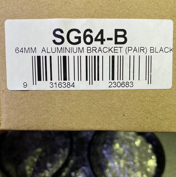 HANSA SG64B Aluminium Bracket, Pair, 64mm