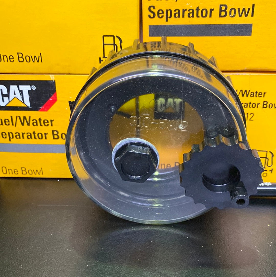 310-5912 Fuel / Water Separator Bowl - Genuine CAT Part