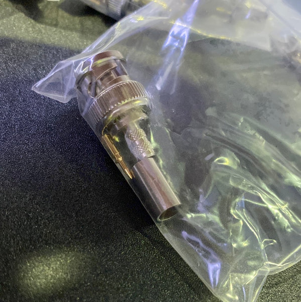 BNC Type Male Connectors BNC58MC Coaxial Cable Fitting