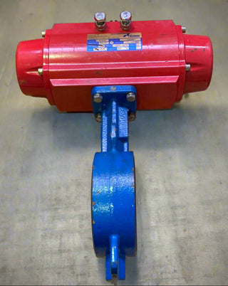 PRISMA PA20S Aluminum Pneumatic Actuator with Butterfly Valve