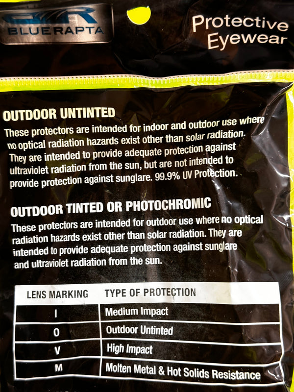 Blue Rapta Switch Sealed Safety Glasses BRSWITCHBFCLOSFM | Mining ...