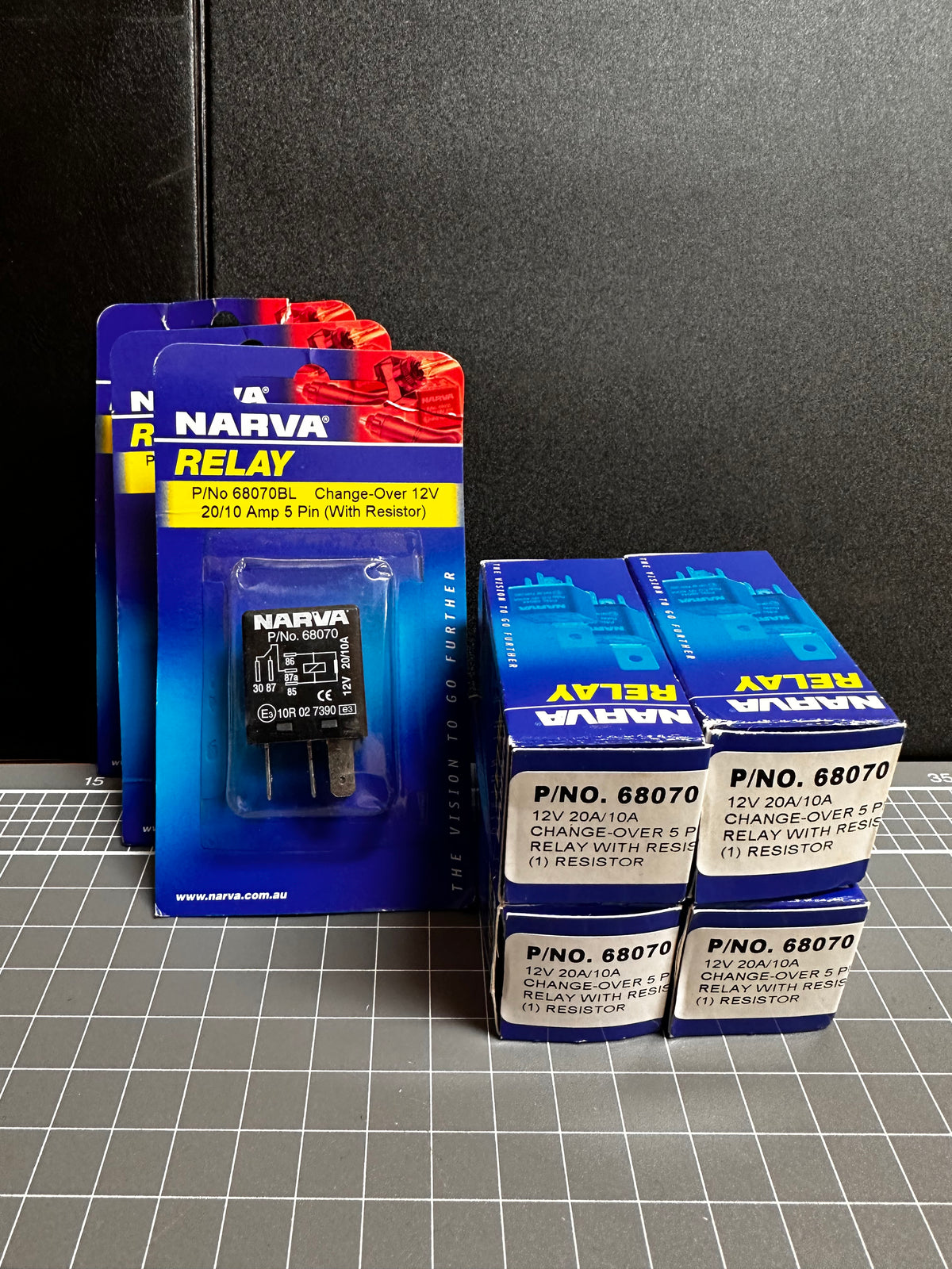 Narva 68070 12V 20A/10A Change-Over Relay – 5 Pin