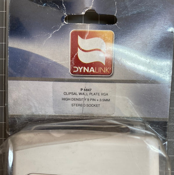 DYNALINK / CLIPSAL Wall Plate VGA P6847