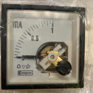 CROMPTON E242-89AG DC Ammeter Direct or Shunt Operated 48x48MM