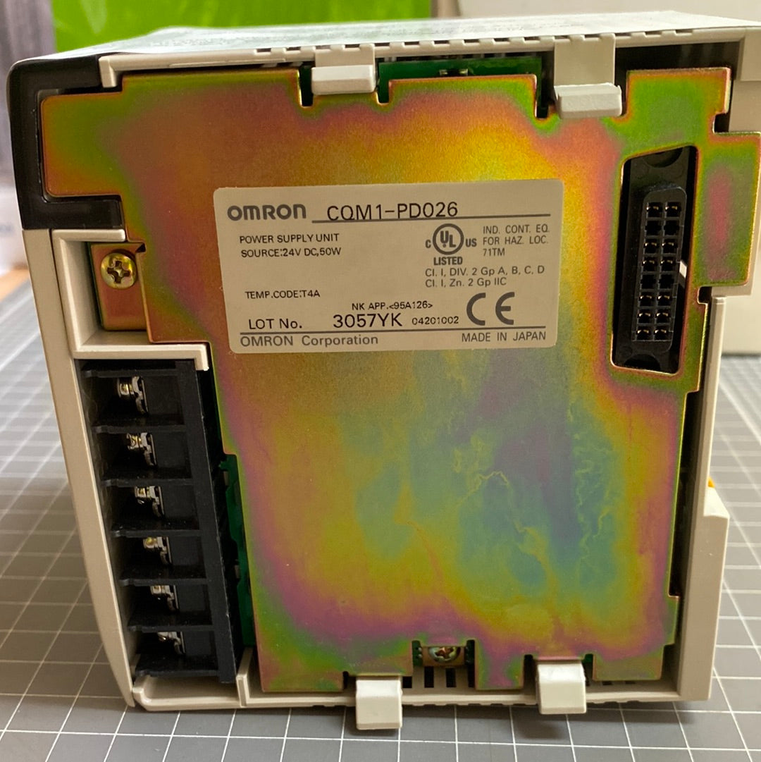 Omron CQM1-PDO26 Power Supply Module, CQM1 Series, 20-28 VDC Sankvik 88788469