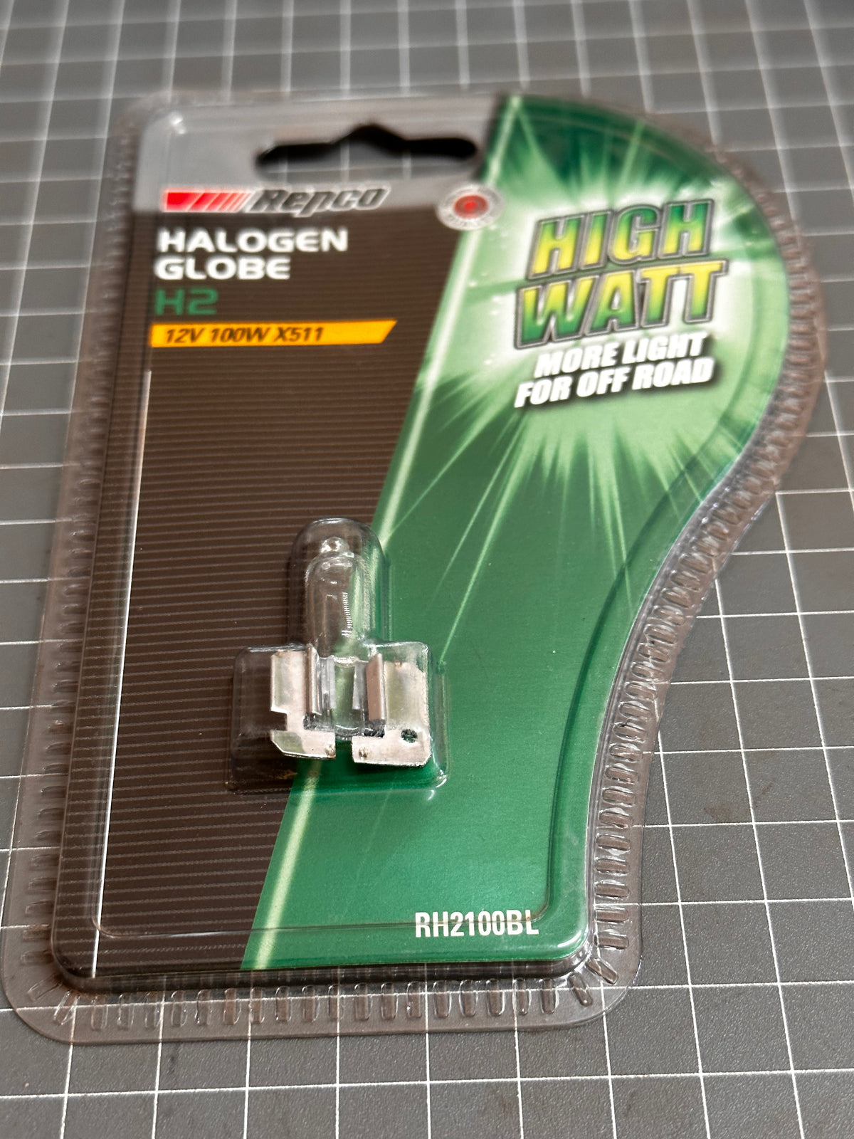 Repco RH2100BL H2 Halogen Globes, 12 V 100 W, Pack of 12