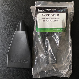 SY2919-BLK Boot for Battery Terminal, Straight Leads