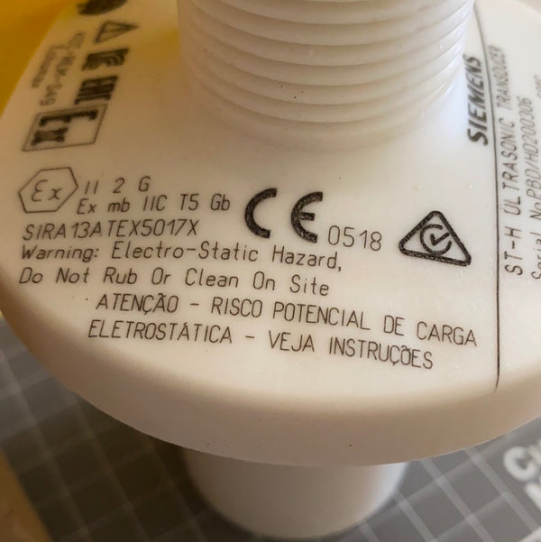 SIEMENS ST-H TRANSDUCER/ ULTRASONIC LEVEL SENSOR 1P 7ML11001BA30