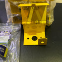 QVEE QVBILO4Y Battery Isolator Lockout Bracket - Yellow, Heavy Duty
