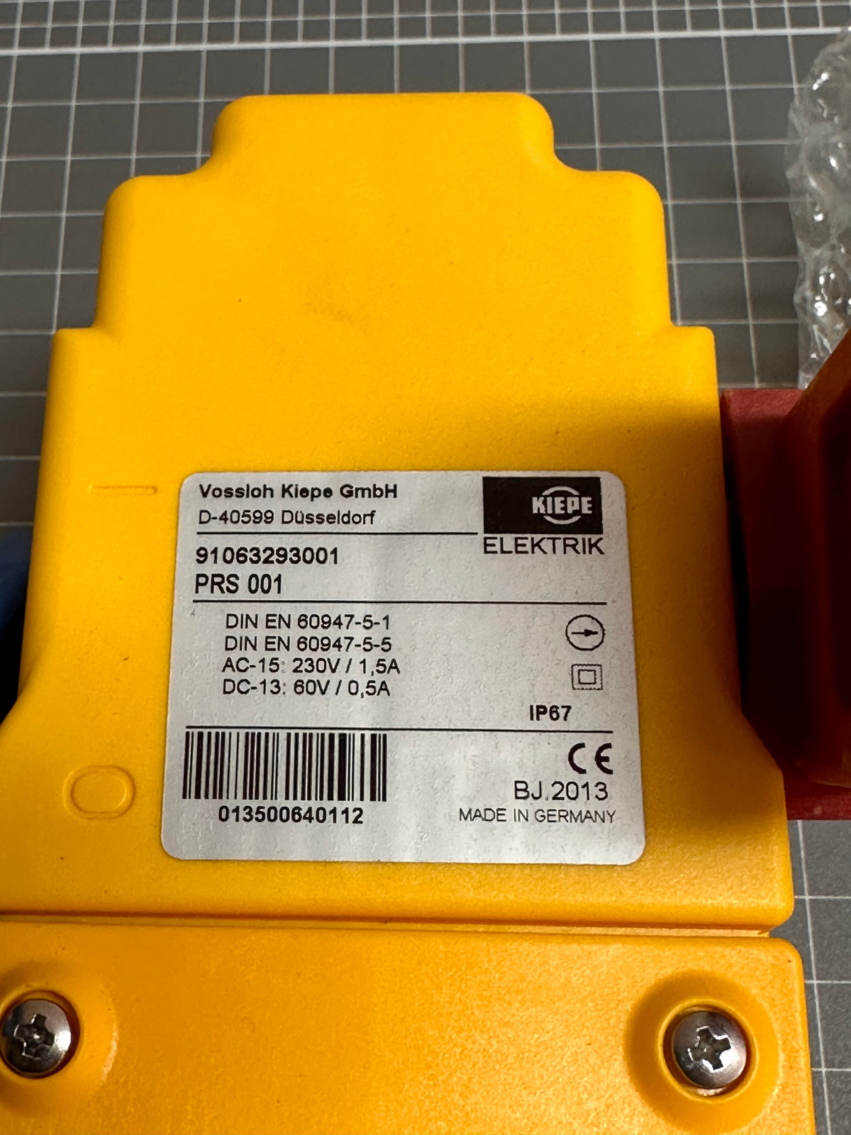 Kiepe Elektrik PRS 001 Pull-Rope Emergency Stop Switch