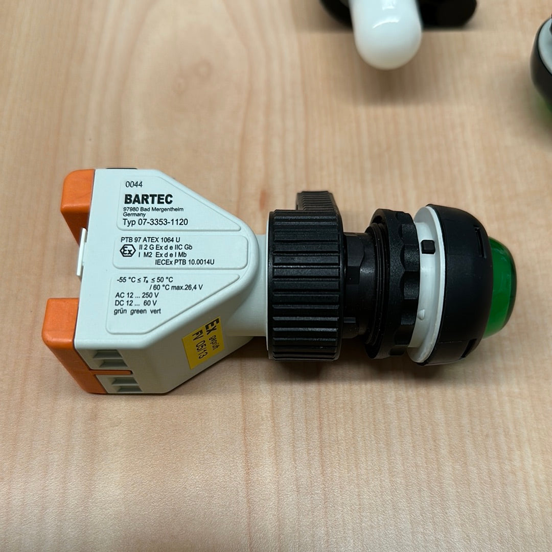 BARTEC 07-3353-1120 Lamp Module, Green | Mining & Industrial Surplus