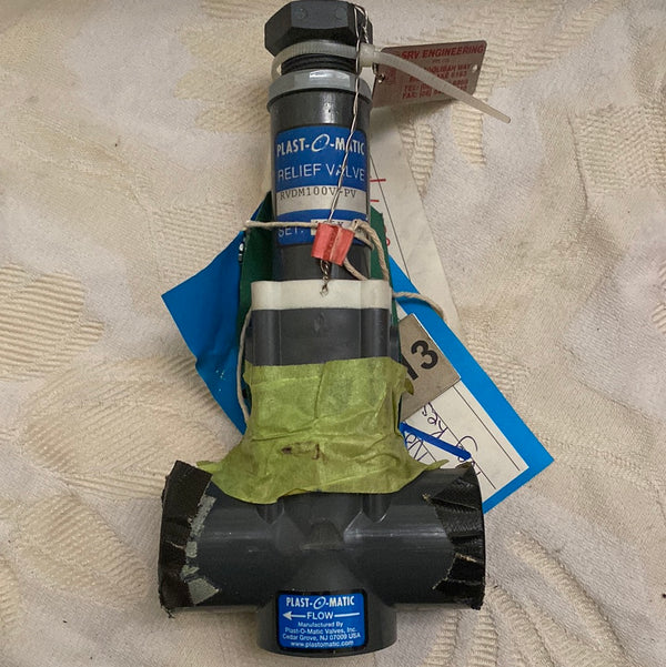 Plast-o-matic Pressure Relief Valve RVDM100V-PV