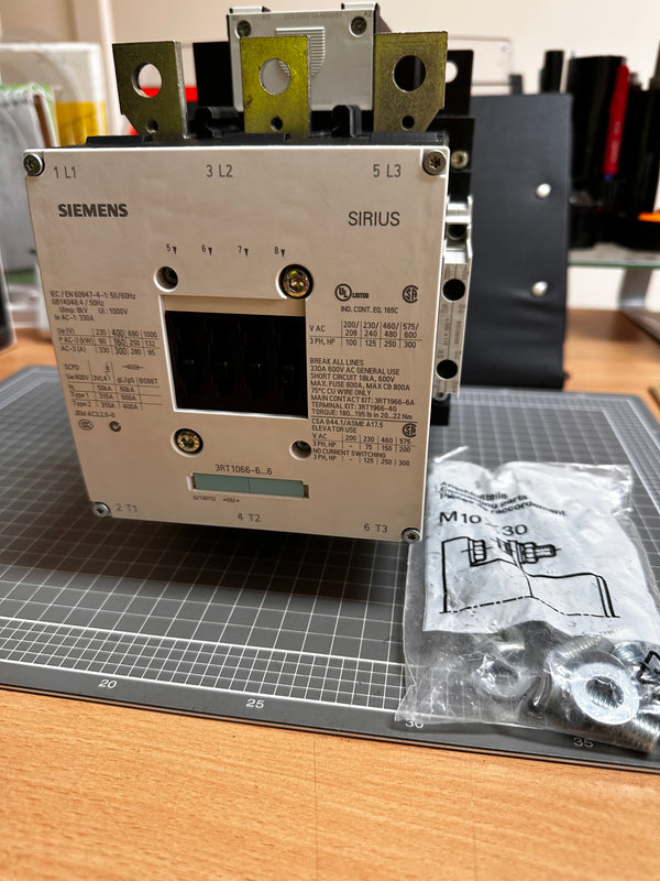 SIEMENS SIRIUS 3RT1066-6AP36 Power Contactor