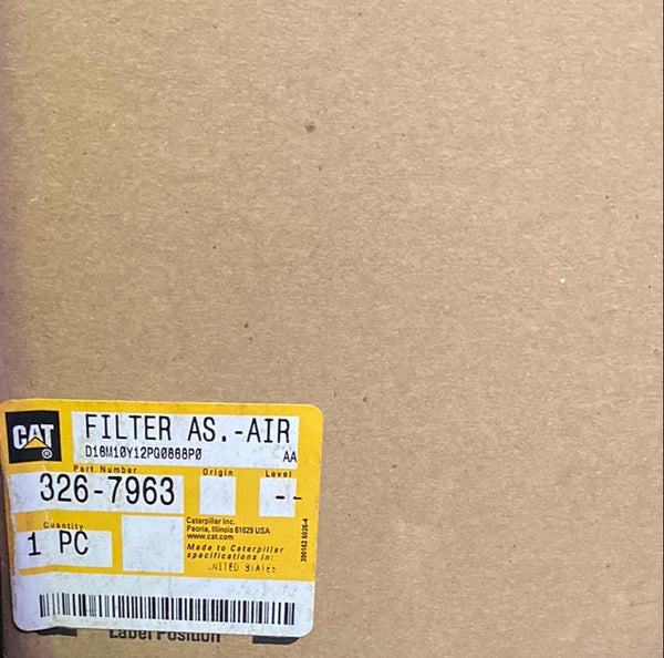 5386396 CAT 326-7963 Cabin Air Filter, Ultra High Efficiency | Mining ...