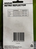 NARVA 84005BL Clear Round Retro Reflector with Self Adhesive (2) blister pack