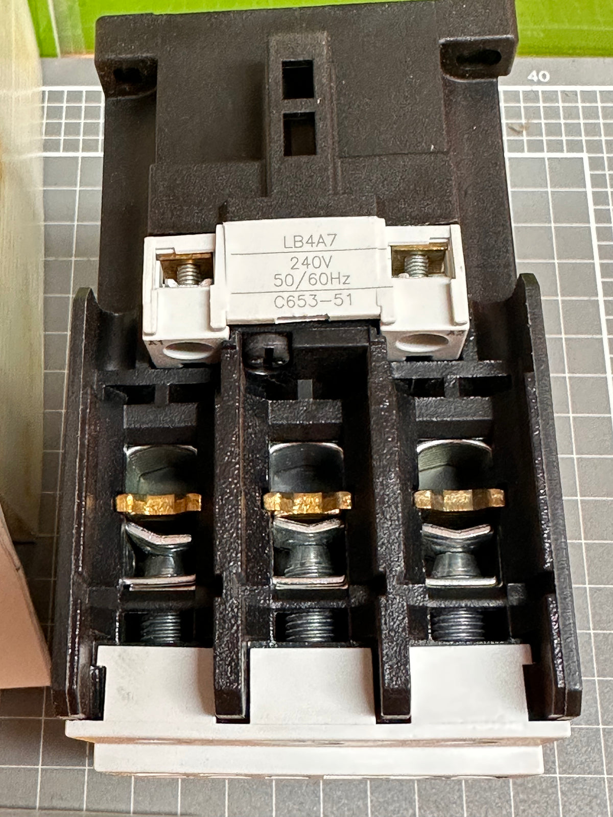 GE CL06A311M7 3-Pole Contactor - 240V AC Coil