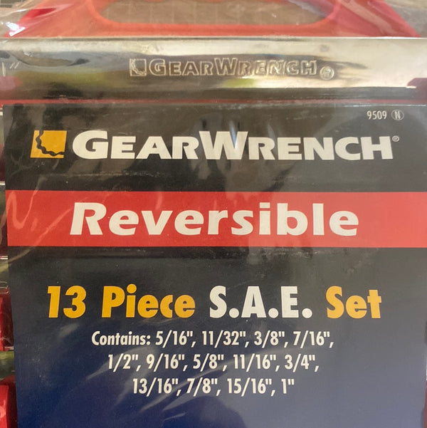 GEARWRENCH Reversible Ratcheting 13 Piece S.A.E  Spanner Set 9509N