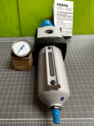FESTO LFR-M3-G1/2-E10UG Regulator Filter with Gauge