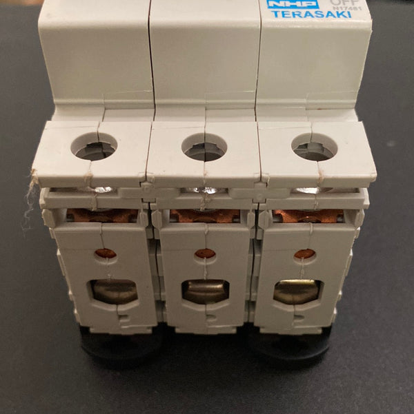 NHP TERASAKI Din-T 6  D4 Miniature Circuit Breaker 3 Pole