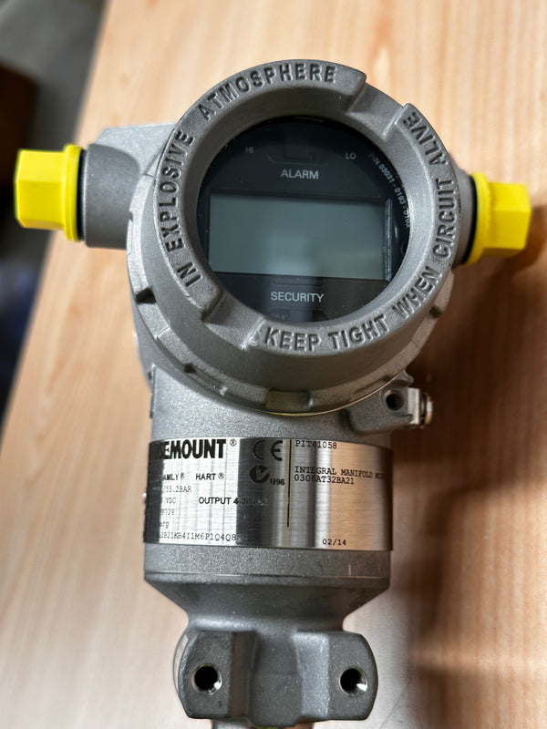 EMERSON ROSEMOUNT In-Line Pressure Transmitter 3051 TG3AB21KB4I1M6P1Q4Q8S5