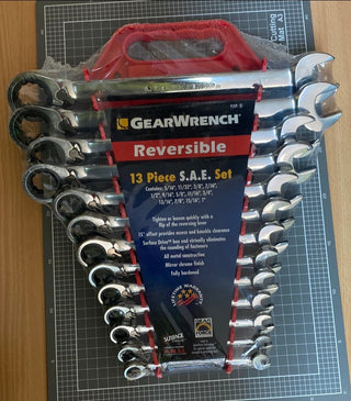 GEARWRENCH Reversible Ratcheting 13 Piece S.A.E  Spanner Set 9509N
