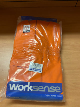 Worksense Actionback Overalls WS1115, Orange, Size 92R
